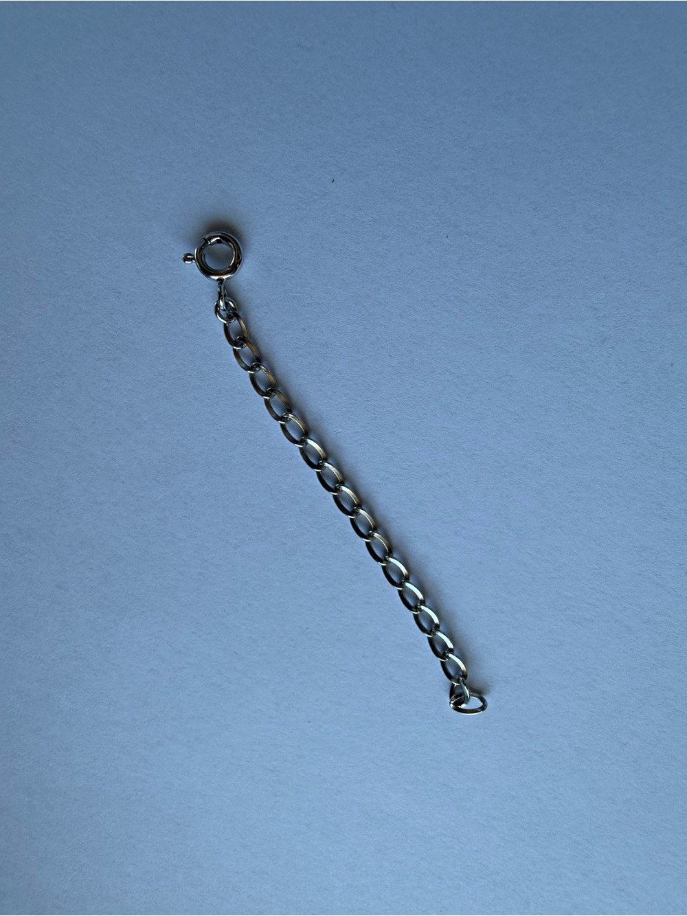 2” Silver Chain Extender - Picture 1 of 2